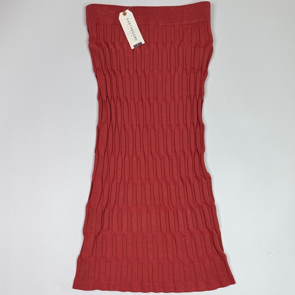 Earthbound Pink Stretch Pencil Skirt Size Small NWT